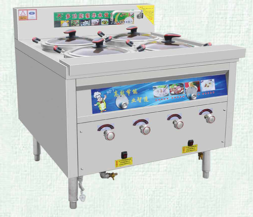 XH-四頭多功能豪華燃?xì)鈂電水餃爐